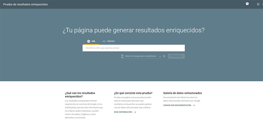 Google Structured Data Testing Tool