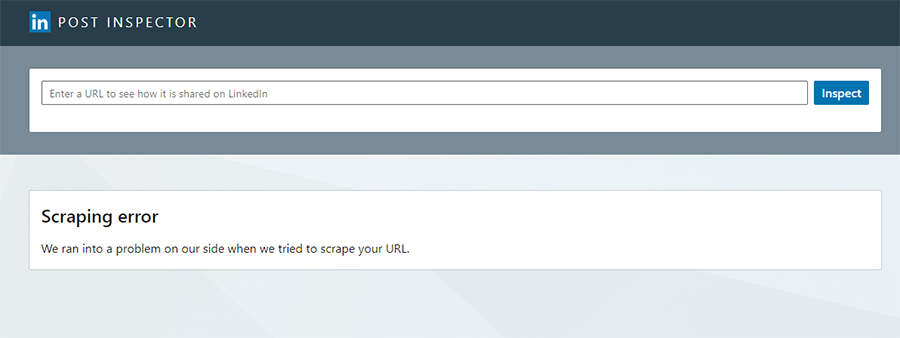 LinkedIn Post Inspector